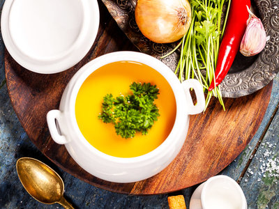 Carrot and Acorn Squash Soup