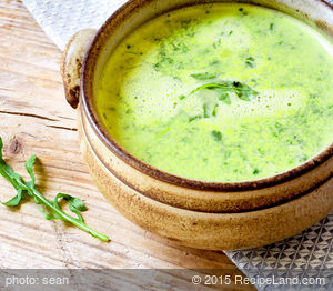 Arugula, Potato and Leek Soup recipe