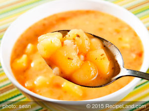 Best Potato Soup with Roast Garlic