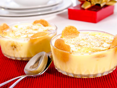 Moms' Banana Custard Pudding