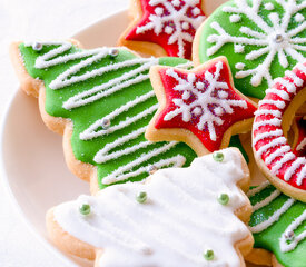 Molded Christmas Cookies