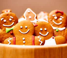 Christmas Molasses Ginger Cookies