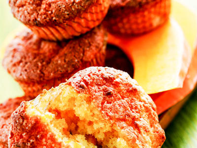 Orange Pumpkin-Bran Muffins