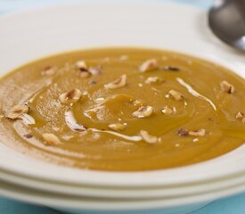 Hearty Roasted Butternut Squash and Apple Soup