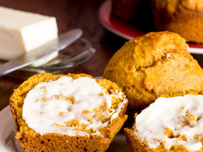 Pumpkin Muffins (Low-fat and Sugar-free)