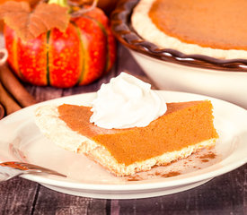 Halloween Pumpkin Pie