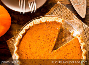 Dave's Light Pumpkin Pie recipe