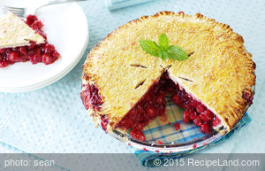 Ohio Sour Cherry Pie