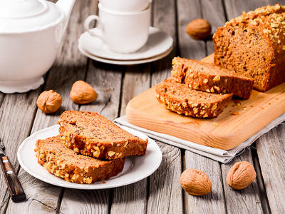 Buttermilk Oatmeal Banana Nut Bread