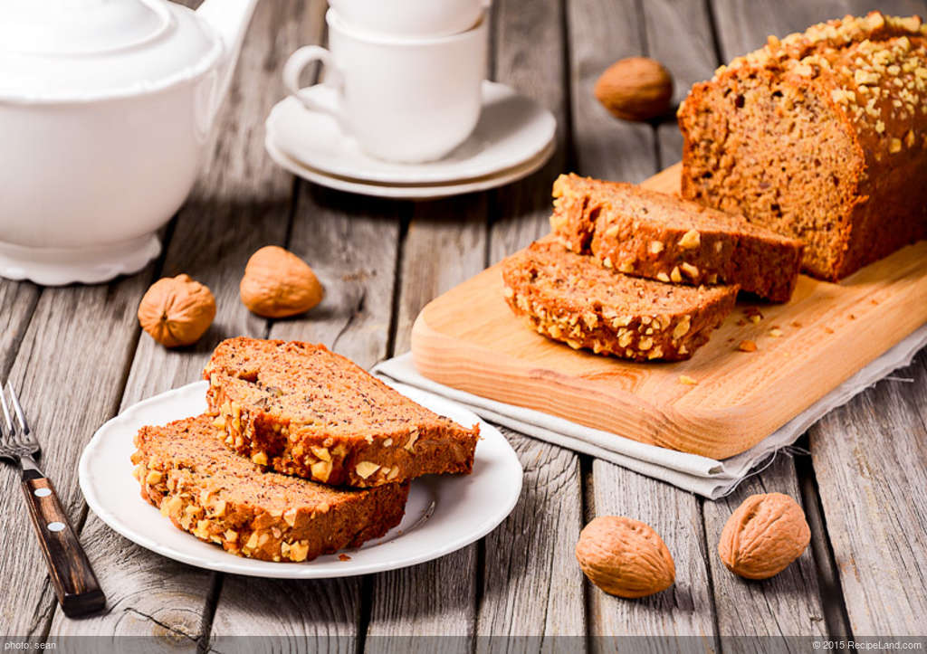Buttermilk Oatmeal Banana Nut Bread recipe