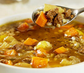 Ground Beef Barley Soup