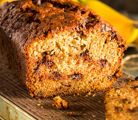 Eggless Banana-Chocolate Bread