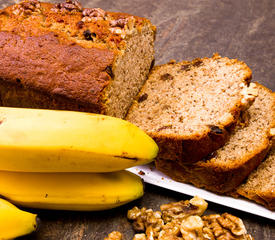 Oatmeal Banana and Walnut Bread