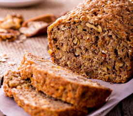 Banana Carrot Pecan Bread