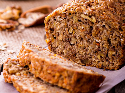 Banana Carrot Pecan Bread