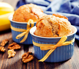 Moist Breakfast Banana Muffins