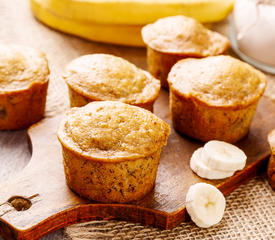 Fat Free Breakfast Banana Muffins