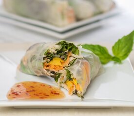 Cafe Kati's Mango Spring Rolls