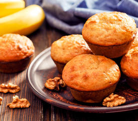 Low Fat Banana Nut Muffins