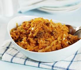 Easy Ground Beef n' Cabbage Skillet