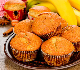 Yummy Banana Oatmeal Muffins