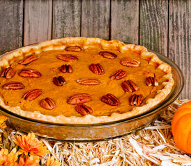 Nancy Reagan's Pumpkin Pecan Pie