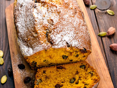 Nutty Moist Pumpkin Bread