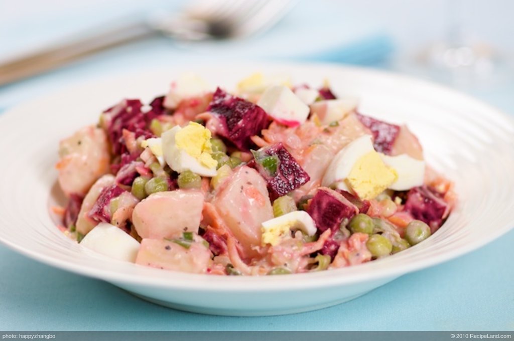 Russian Beet and Potato Salad