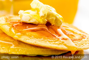 Apple Oat Breakfast Pancakes recipe