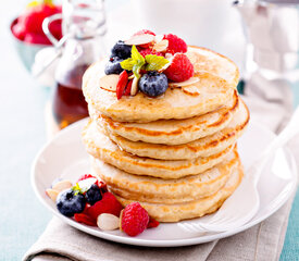 Light and Fluffy Whole Wheat Pancakes