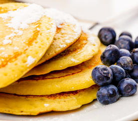 Favourite Breakfast Cornmeal Pancakes