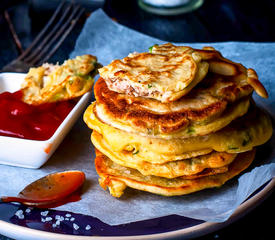 Mung Bean Pancakes - Bindae Duk