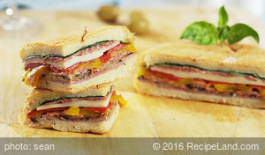 Circular Italian Sandwich