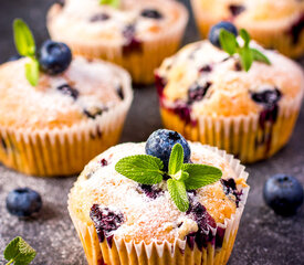 Blueberry Cream Cheese Muffins