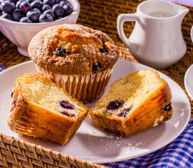 Breakfast Blueberry or Cherry Muffins