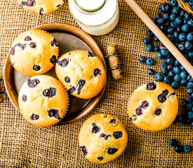 Blueberry Cornmeal Muffins