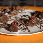 Halloween Chocolate Spiders
