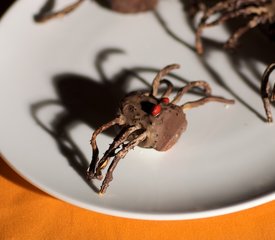 Halloween Chocolate Spiders