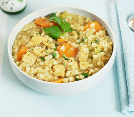 Leftover Turkey Barley Soup