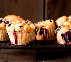 Sugarless Blueberry Muffins