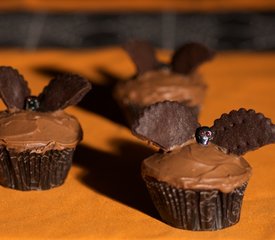 Halloween Bat Cupcakes