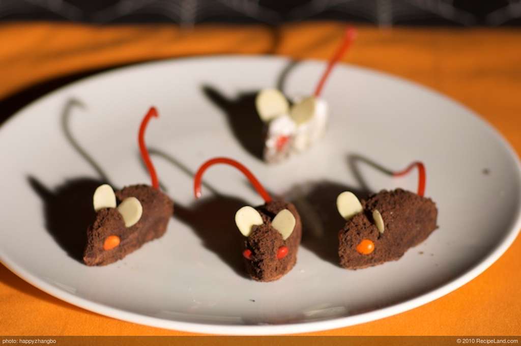 Halloween Chocolate Mice recipe