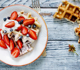 Breakfast Sour Milk Waffles