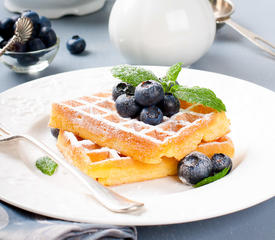 Sour Cream Belgian Waffles