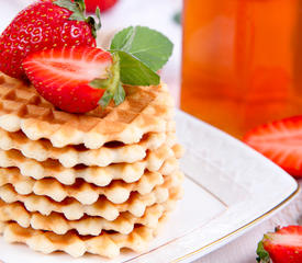 Buttery Sour Cream Waffles