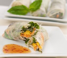 Cafe Kati's Mango Spring Rolls