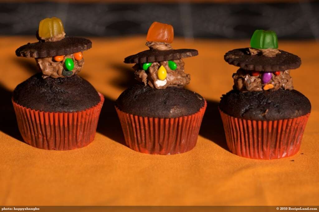 Halloween Witch Cupcakes recipe