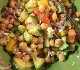 Chickpea, Avocado and Feta Salad