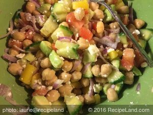 Chickpea, Avocado and Feta Salad recipe