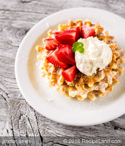 Energy Oat and Cashew Waffles recipe